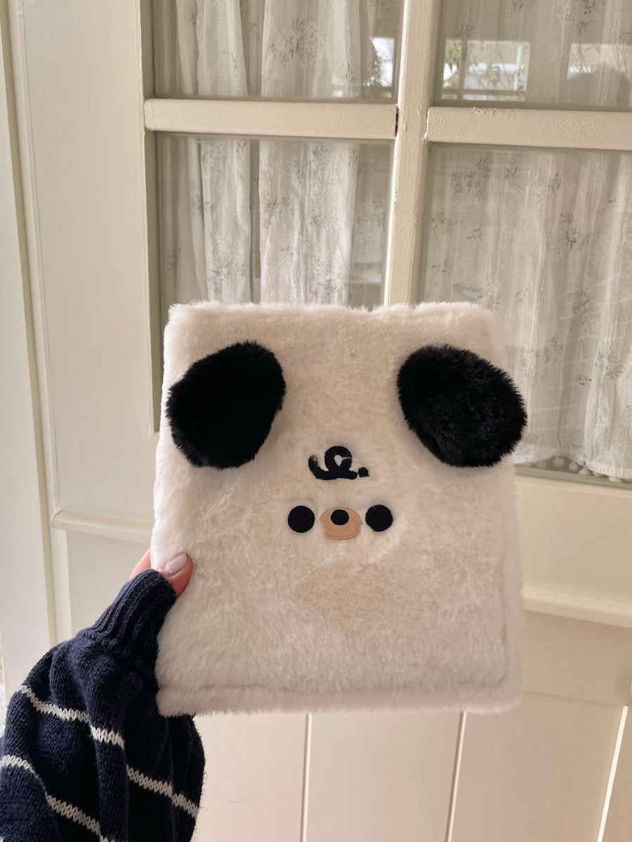Original Plush Card Album for Dogs, Cats, and Kittens, Four-grid Instant Camera Album Love Bean Special Edition Mini Cards Star Chasing Storage Notebook