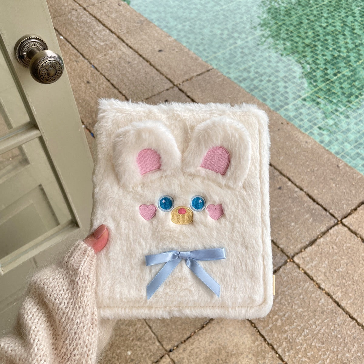Original Plush Card Album for Dogs, Cats, and Kittens, Four-grid Instant Camera Album Love Bean Special Edition Mini Cards Star Chasing Storage Notebook