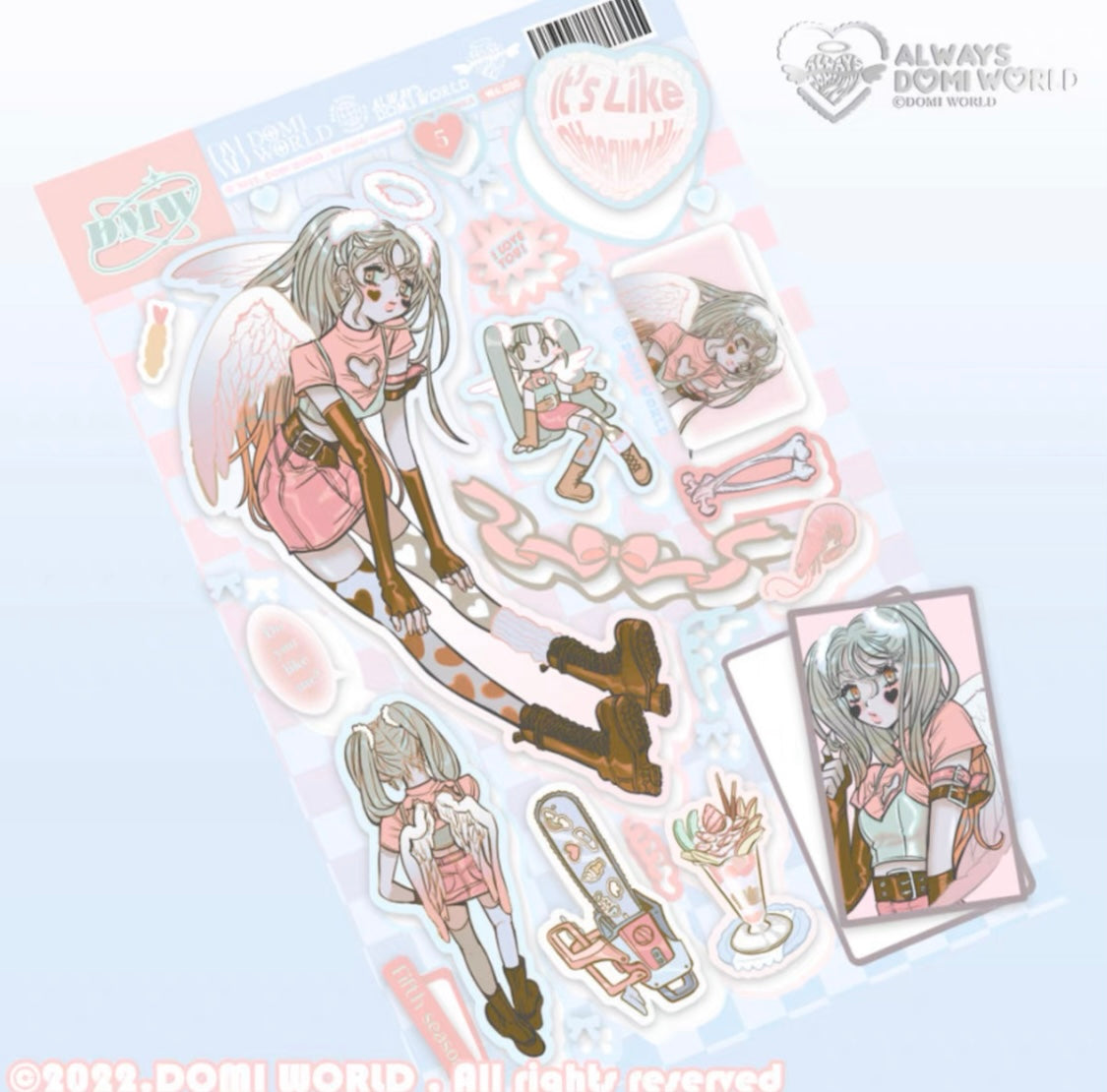 Domi World Sweet Asian Style Character Gukka Stickers - Ins Star-chasing Gukka Book Stickers