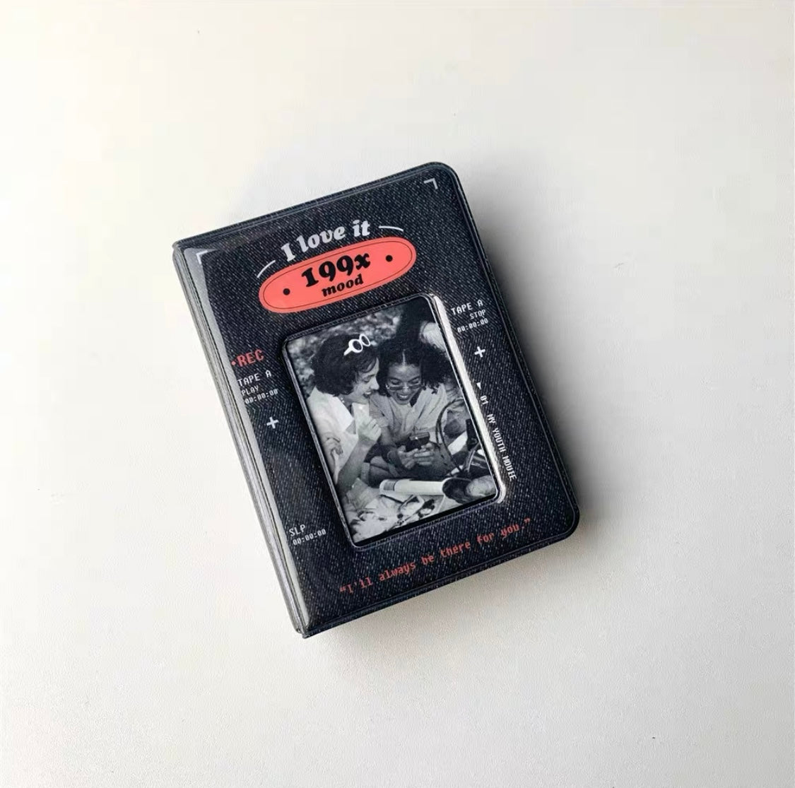 Korean Ins: Vintage Black 3-Inch Polaroid Album with European and American Style - Star-Chasing Girls' Celebrity Album for Storing Small Cards