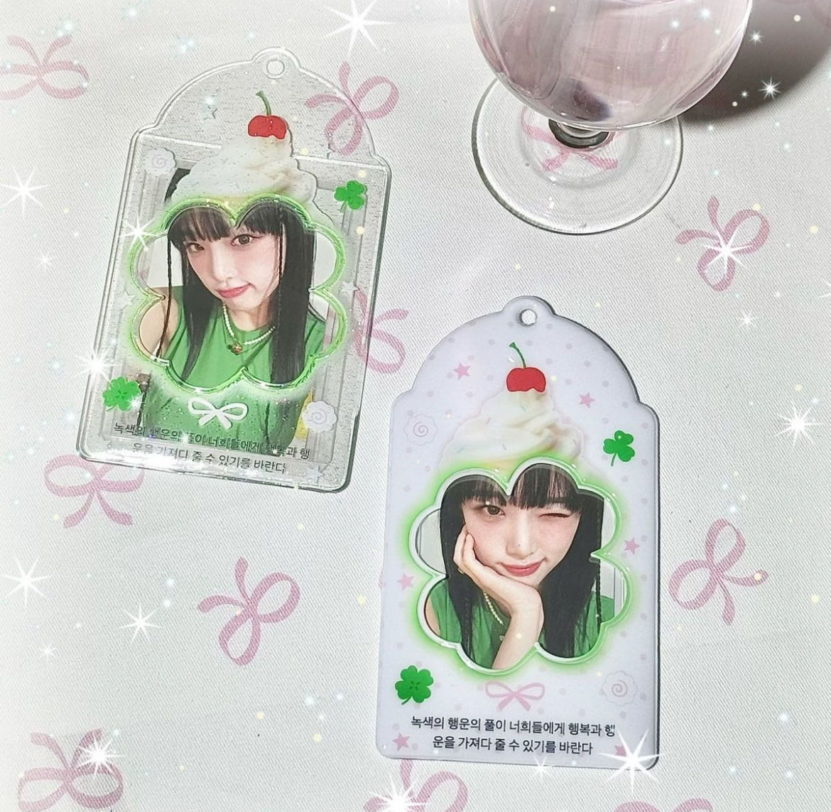Original 3-inch card holder small card cute protective cover campus card meal card holder pendant niche ins transparent card holder