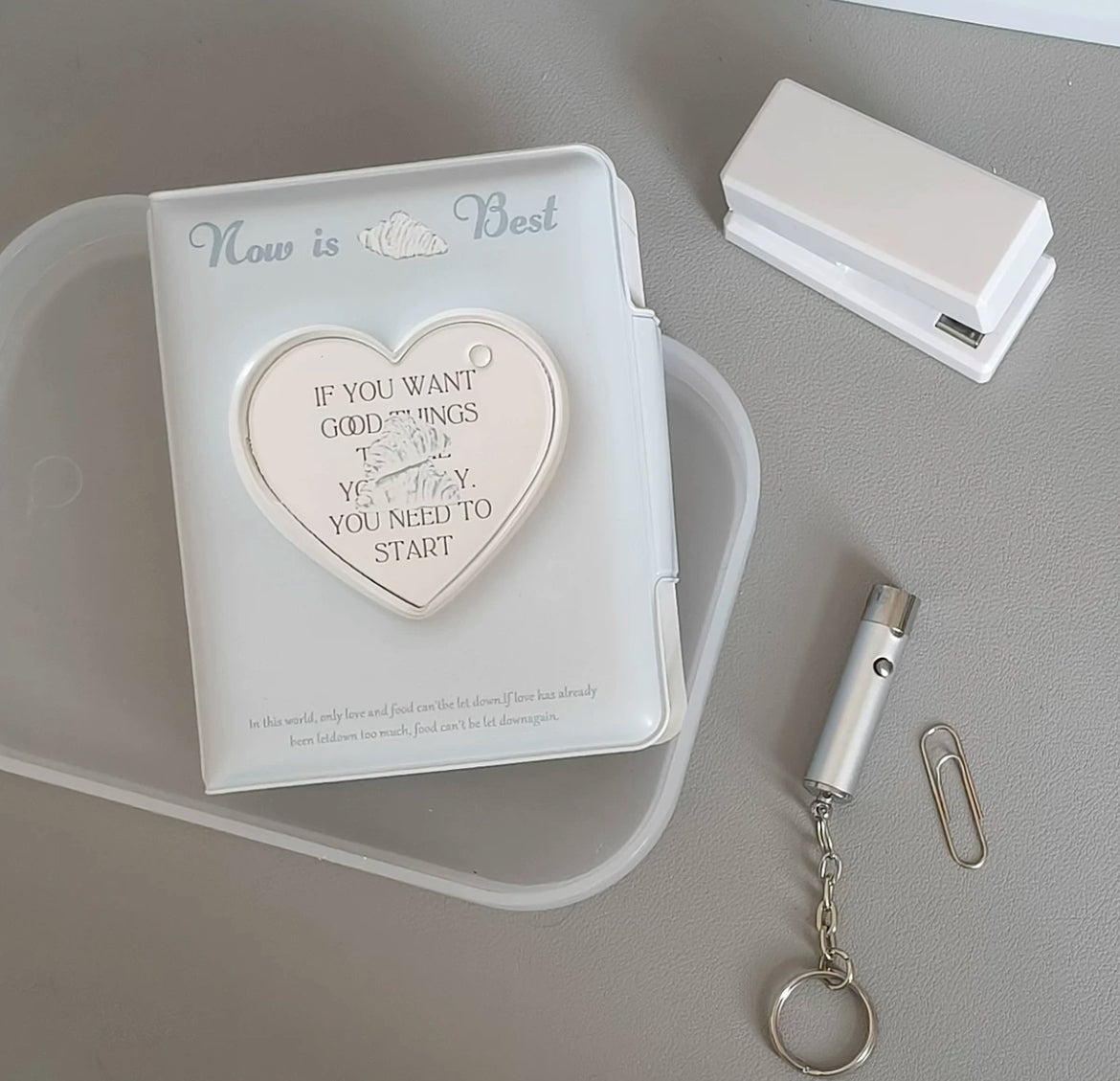 Korean ins love loose-leaf one-square card book multi-function storage card bag Polaroid star chasing 3-inch small card display