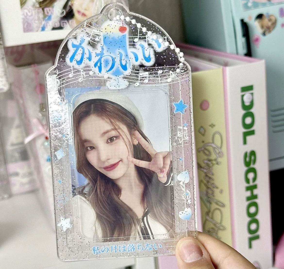 Original 3-inch card holder small card cute protective cover campus card meal card holder pendant niche ins