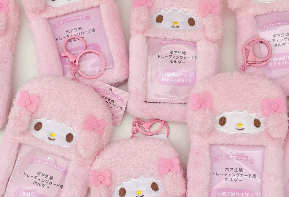 Cute lamb card holder Korean ins campus meal card idol photo display pendant transportation card bag