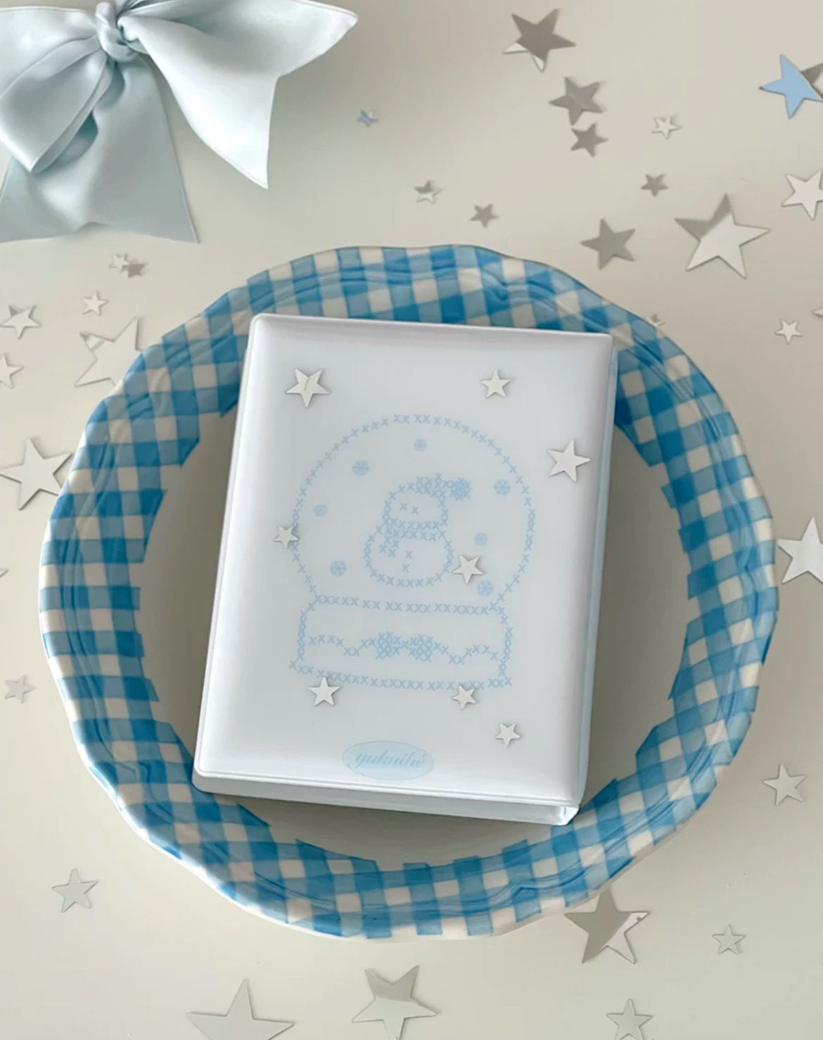 Snowman crystal ball one-square card book card bag small card star-chasing storage album Polaroid