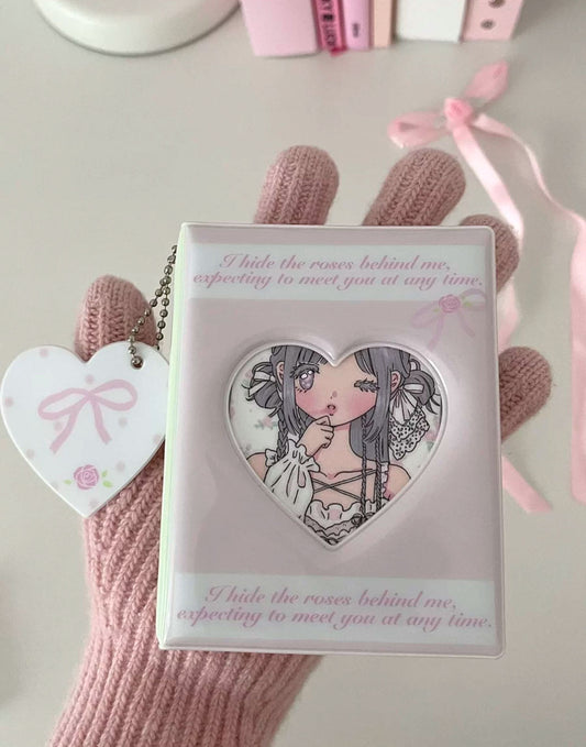 Rose one-square card book card bag small card star storage album Polaroid